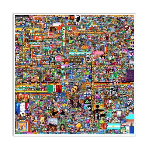 Reddit /r/place 2022 Poster, Ultra High Quality 24k